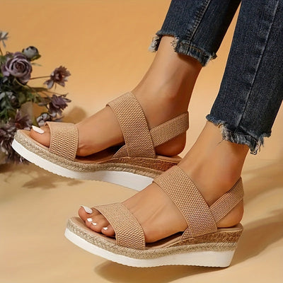 Robin | Effen kleurige dames sandalen met enkelbandje