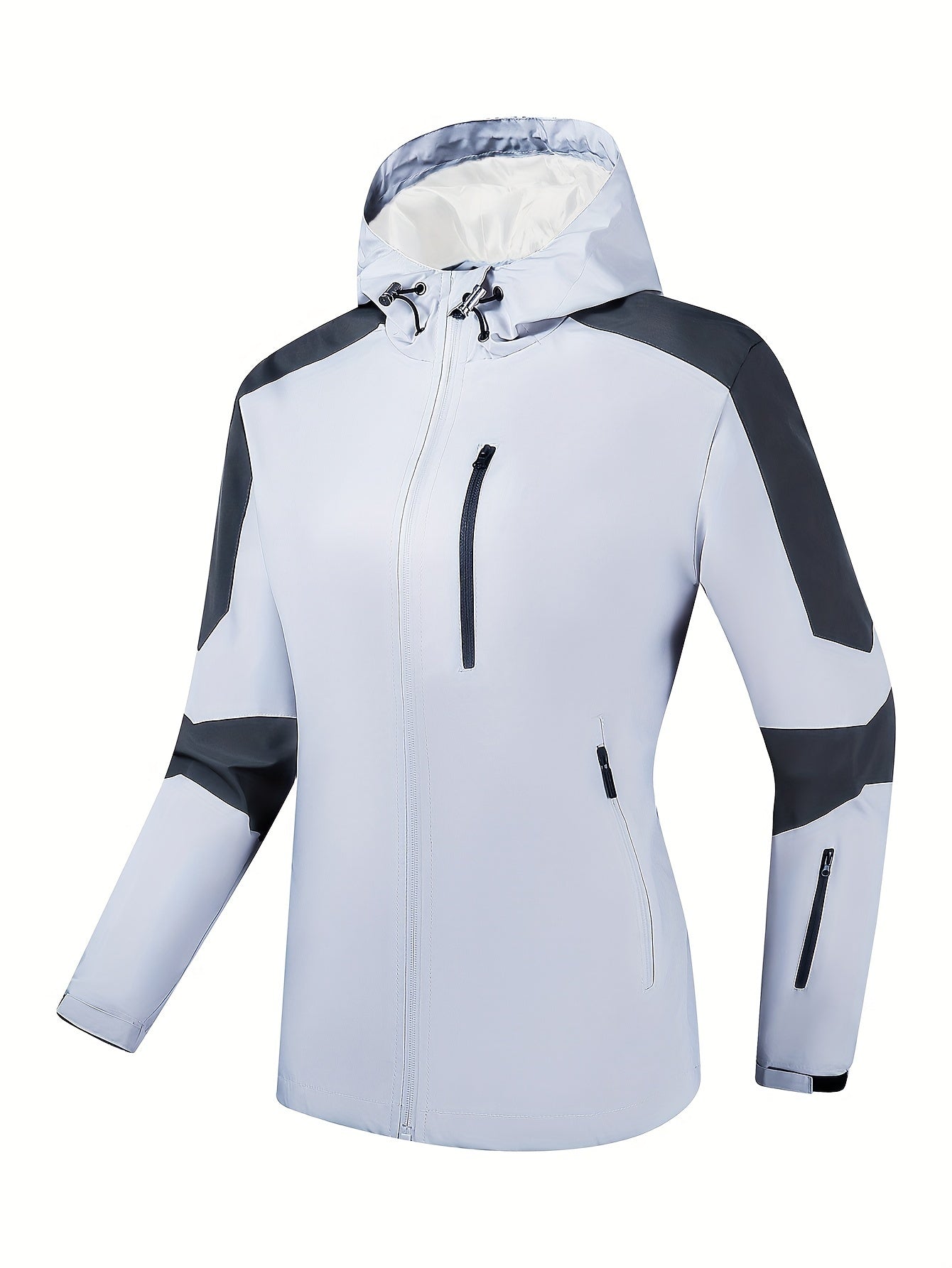 Eva | Sportieve colorblock hoodie in grote maten