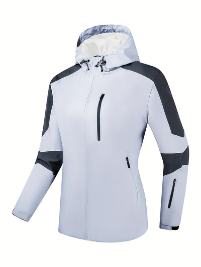 Eva | Sportieve colorblock hoodie in grote maten