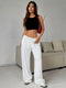 Elise | Women's casual wide-leg sweatpants in solid color