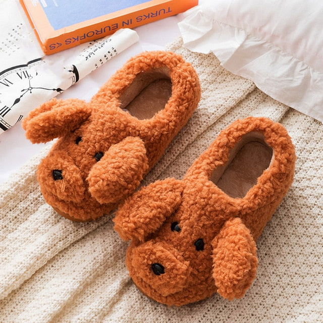 Phoebeline - Knusse pluchen pantoffels voor Vrouwen