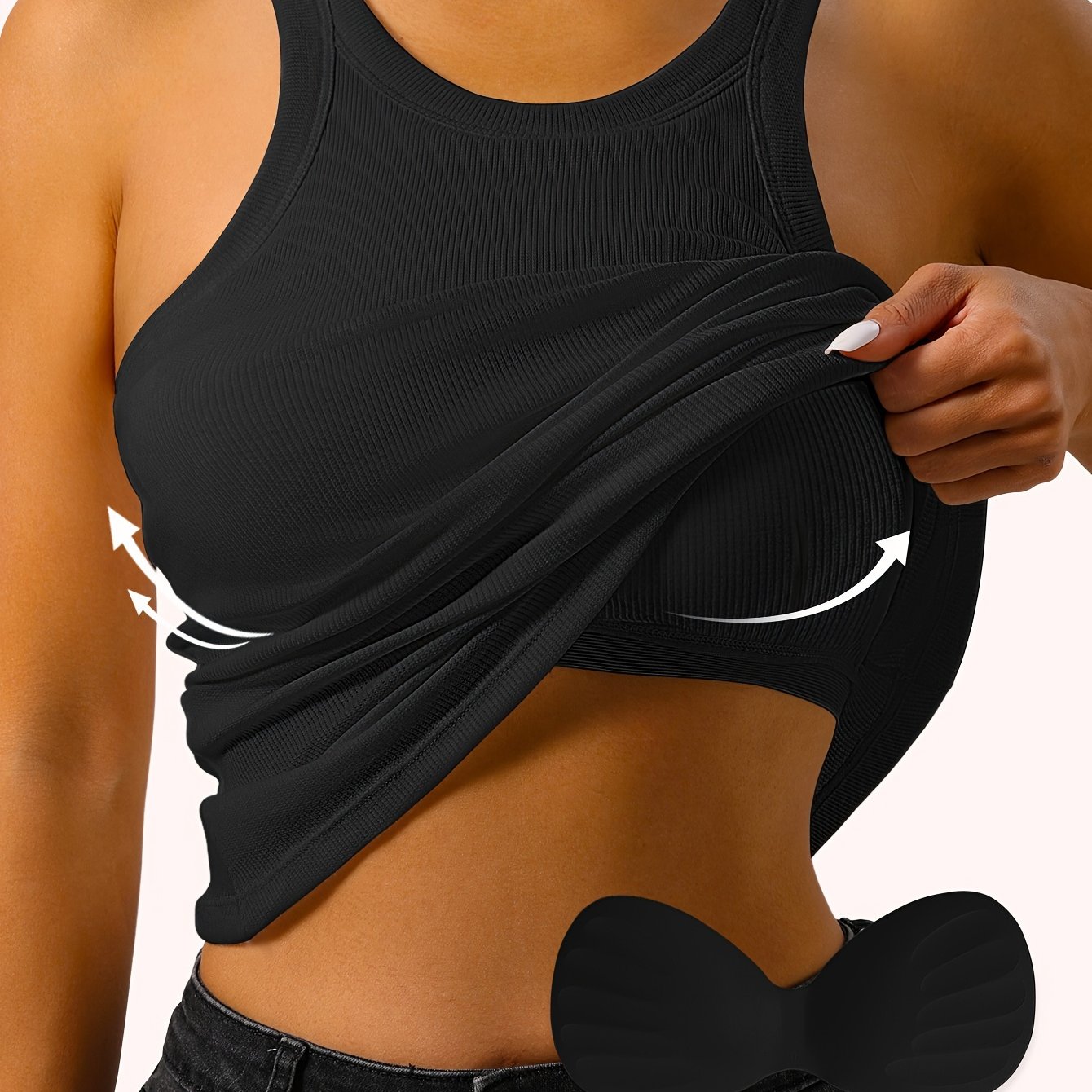 Lotte | Sleeveless tank top with built-in bra