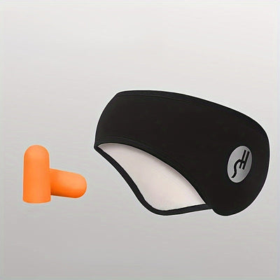 Cotton sleep mask with noise-reducing earplugs and earplug set