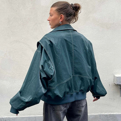 Elina - Oversized Bomber Jacket