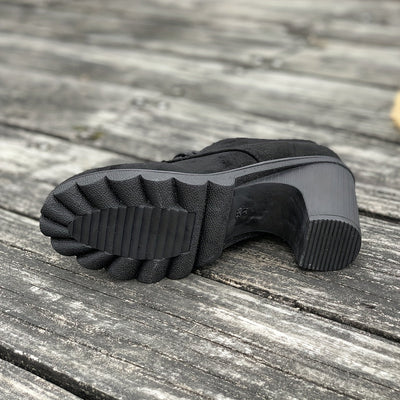 Elin | Comfortable retro ankle boots with block heel