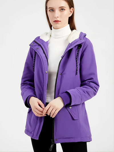 Sophie | Stevige lange parka met capuchon