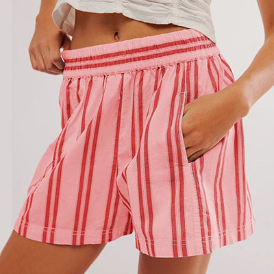 Jazmin - Striped summer shorts
