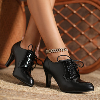 Robin | Effen kleur dames pumps met puntige teen
