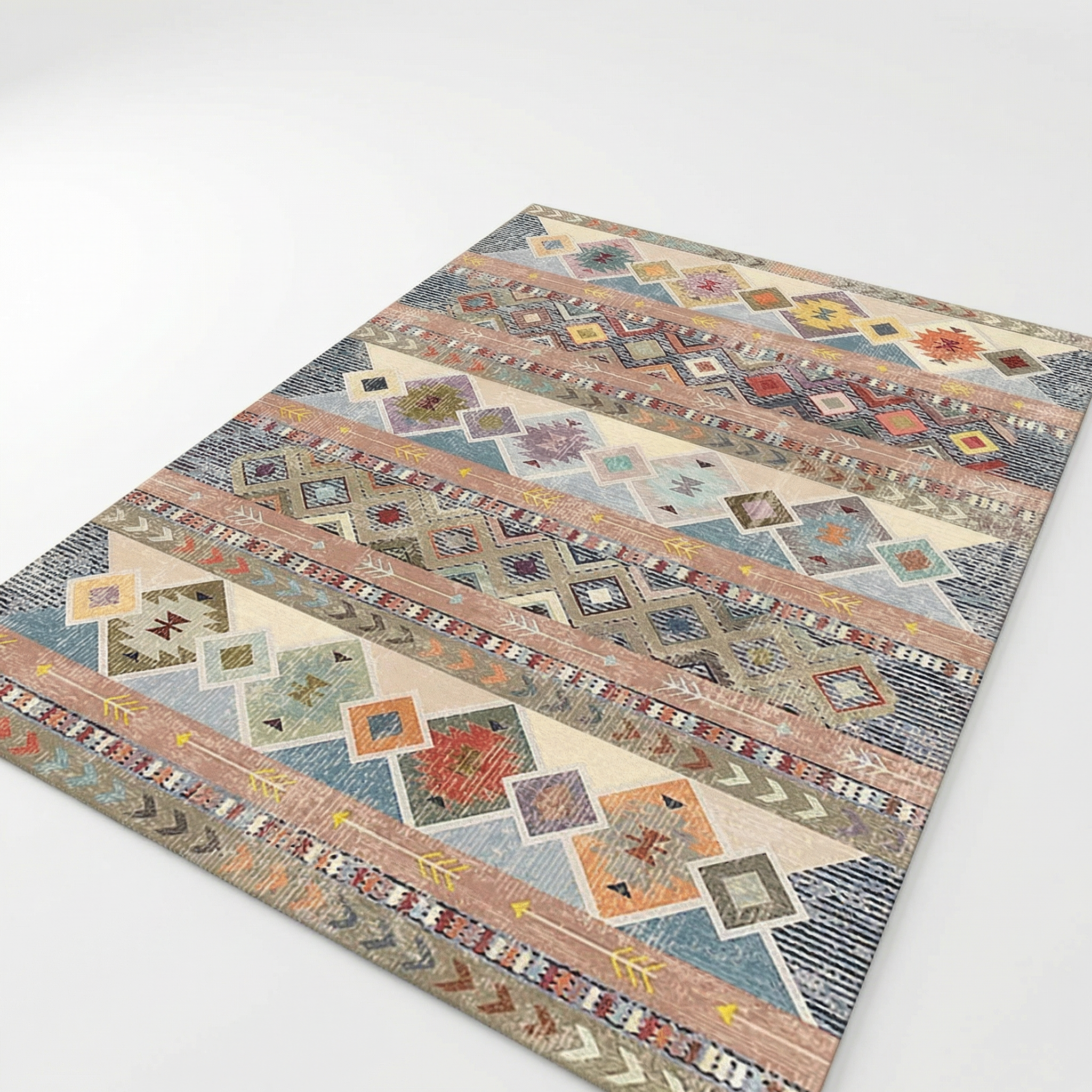 Zyphora - Bohemian Retro Ethnic Pattern Area Rug