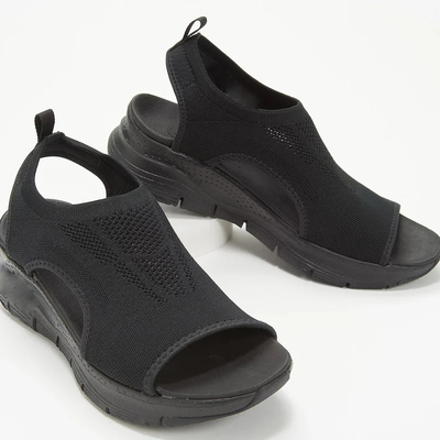Dames Sandalen - Sportieve Instapper - Luchtig Mesh - Dempende Zool