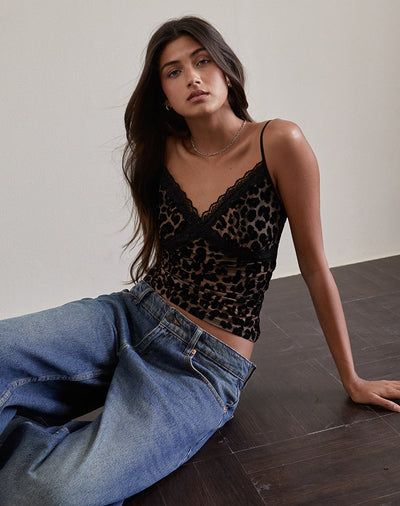 Giorgine - Sensual Leopard Print Camisole