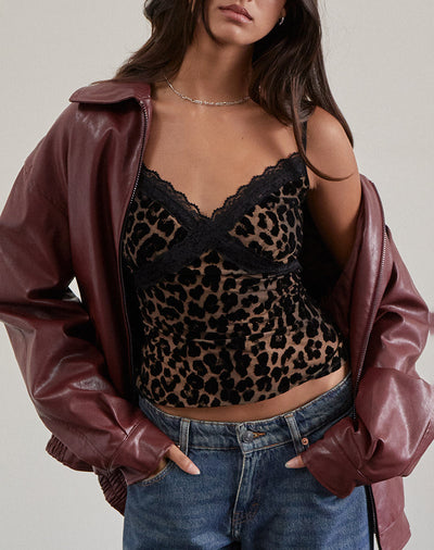 Giorgine - Sensual Leopard Print Camisole