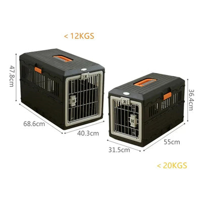 Opvouwbare Reismand voor Honden en Katten - PetVoyager