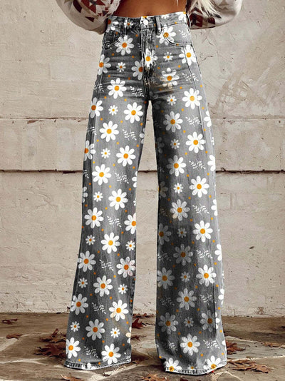Boho vintage jeans voor dames
