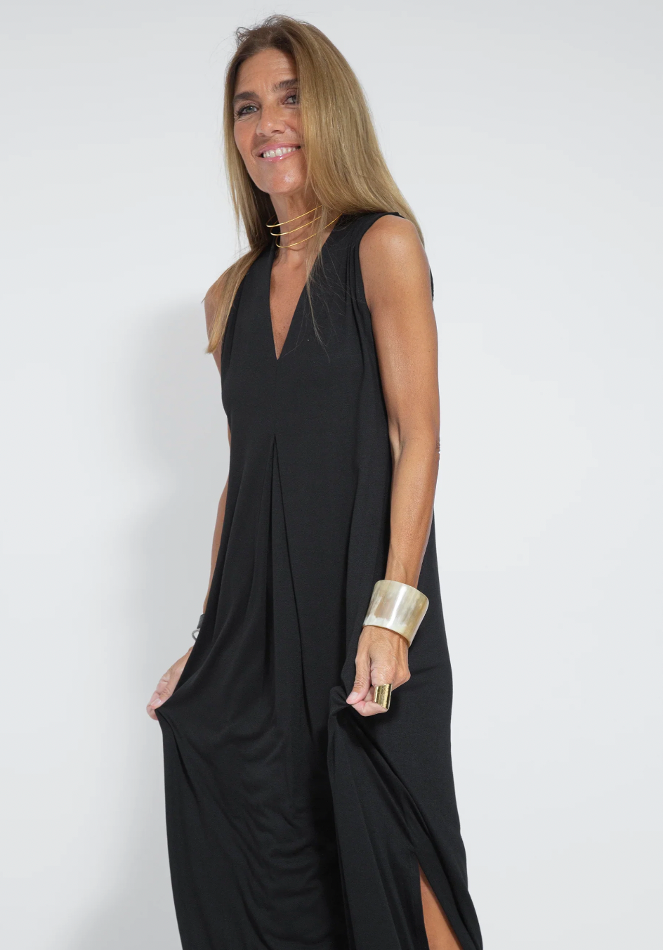 Kate – Lang Jurk & Weste Set
