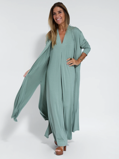 Kate – Lang Jurk & Weste Set