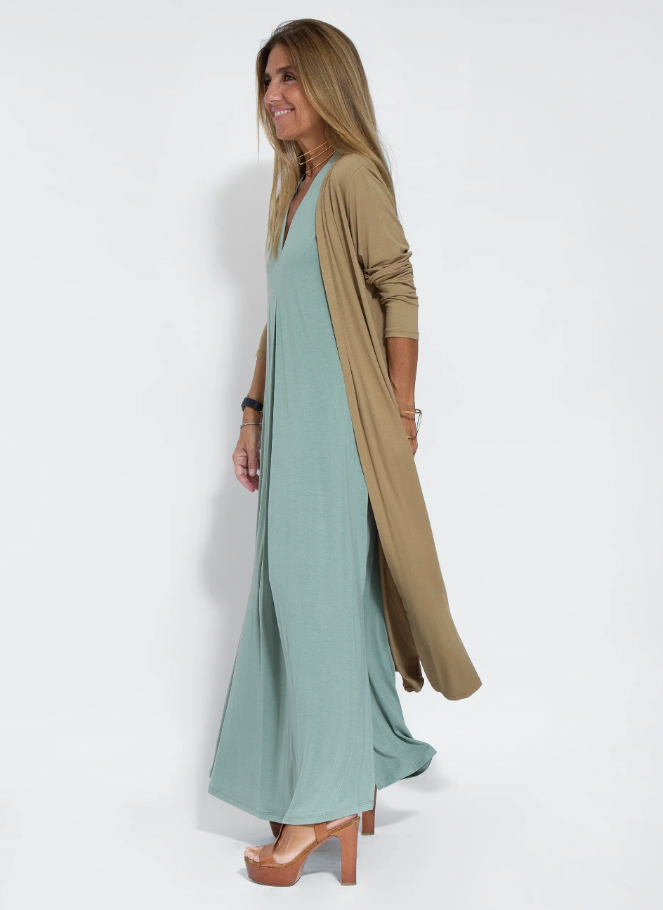 Kate – Lang Jurk & Weste Set