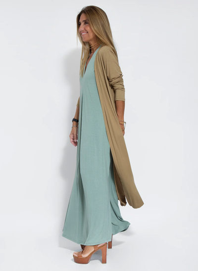 Kate – Lang Jurk & Weste Set