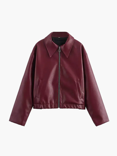 Boxy leren jas – Tijdloze statement outerwear