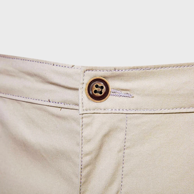 Men's Chino Shorts – Casual Cotton Shorts with Elastic Waist 