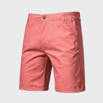 Men's Chino Shorts – Casual Cotton Shorts with Elastic Waist 
