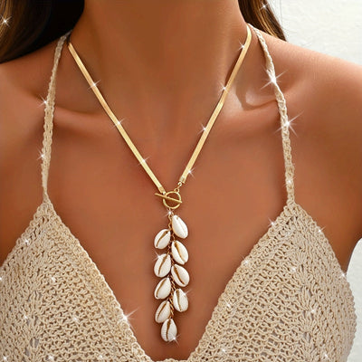 Abby | Boho Choker Ketting met Schelpen Hanger – Stijlvolle Zomerse Accessoire