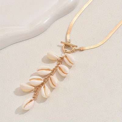 Abby | Boho Choker Ketting met Schelpen Hanger – Stijlvolle Zomerse Accessoire