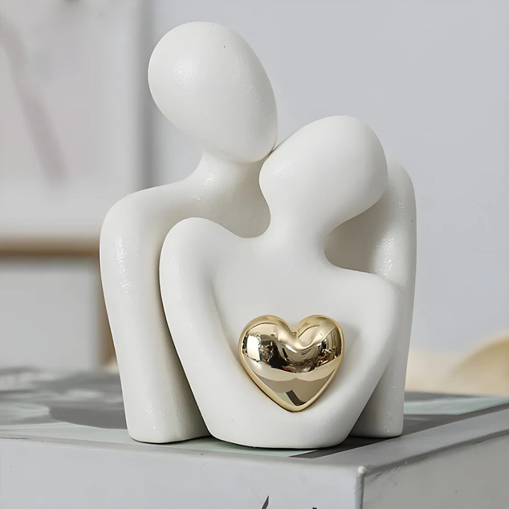 Serenite – Abstract Resin Couple Figurine Sculpture