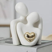 Serenite – Abstract Resin Couple Figurine Sculpture