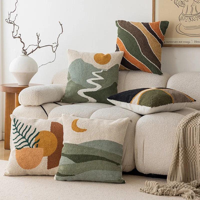 Velora – Abstract Velvet Cushion Cover