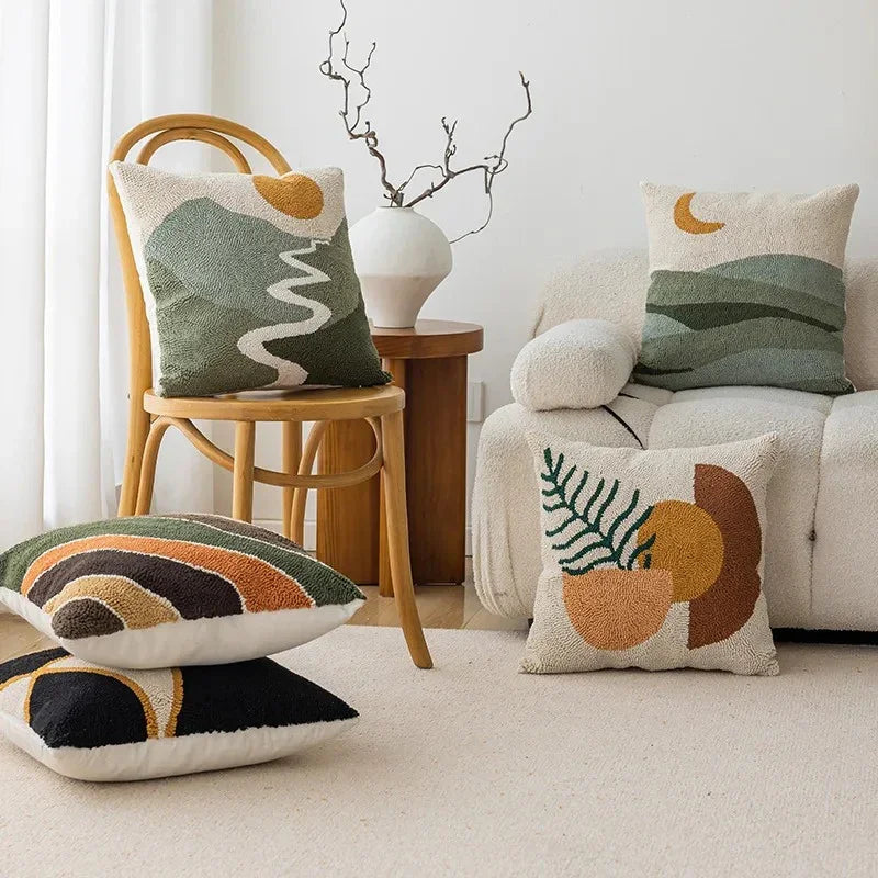 Velora – Abstract Velvet Cushion Cover