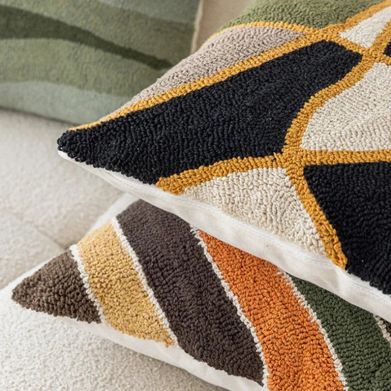 Velora – Abstract Velvet Cushion Cover