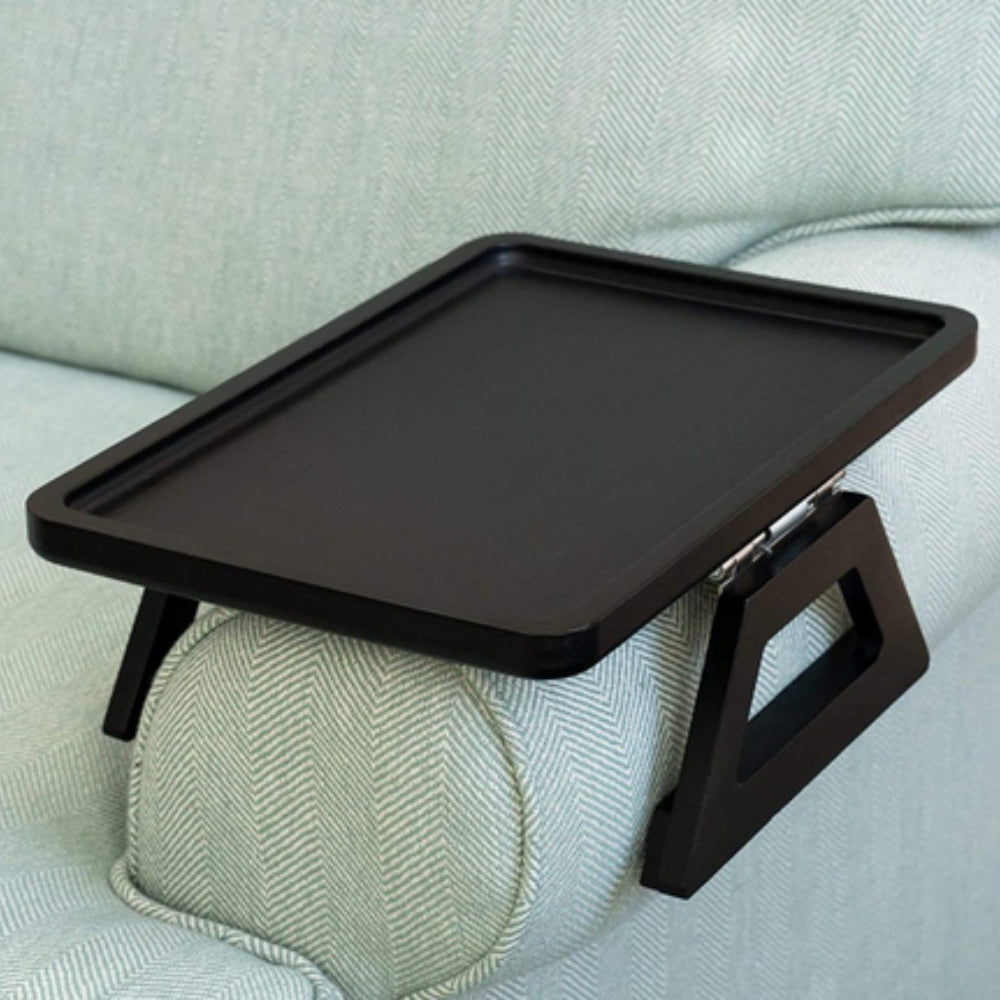Bravion – Adjustable Bamboo Clip On Sofa Arm Tray