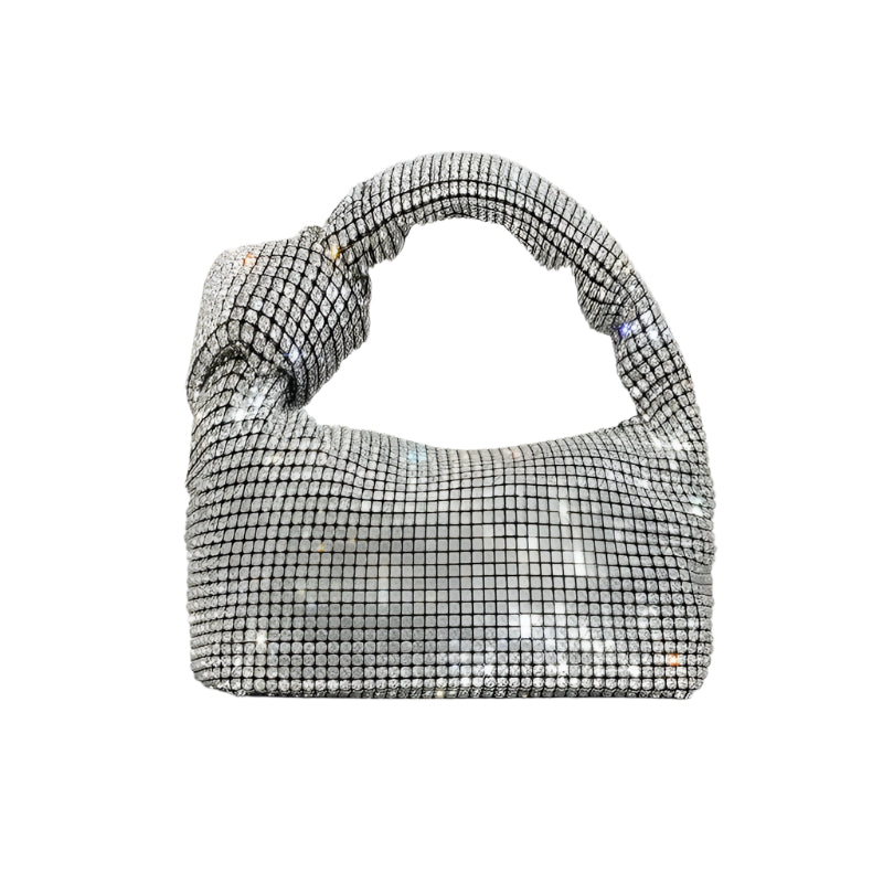 Aeliana | Luxe Kristallen Handtas met Elegante Knoopsluiting