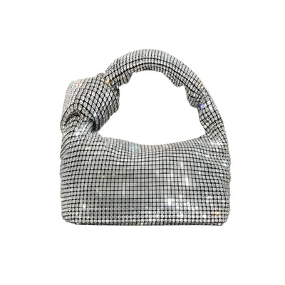 Aeliana | Luxe Kristallen Handtas met Elegante Knoopsluiting