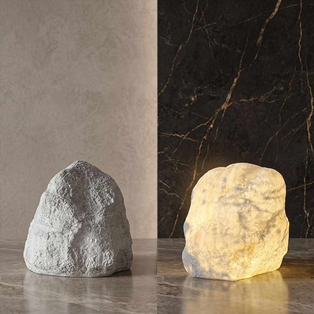 Delorien - Sculptural Stone Outdoor Lamp