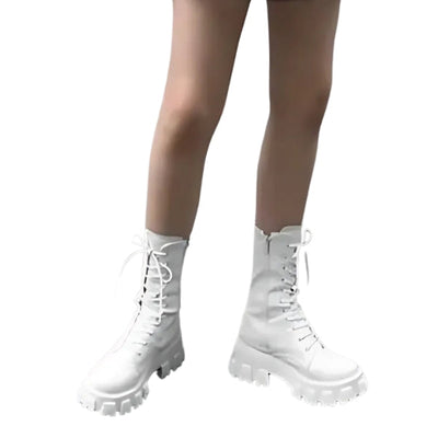 Aileen – Trendy Veterlaarzen met Chunky Zool