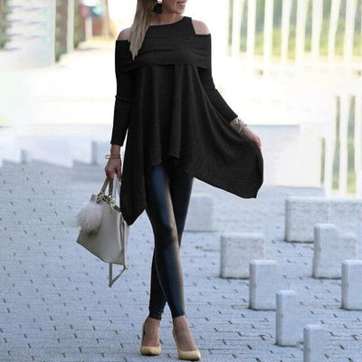 Alianna - Elegante Off-Shoulder Tuniek voor Dames