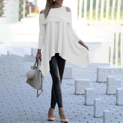Alianna - Elegante Off-Shoulder Tuniek voor Dames