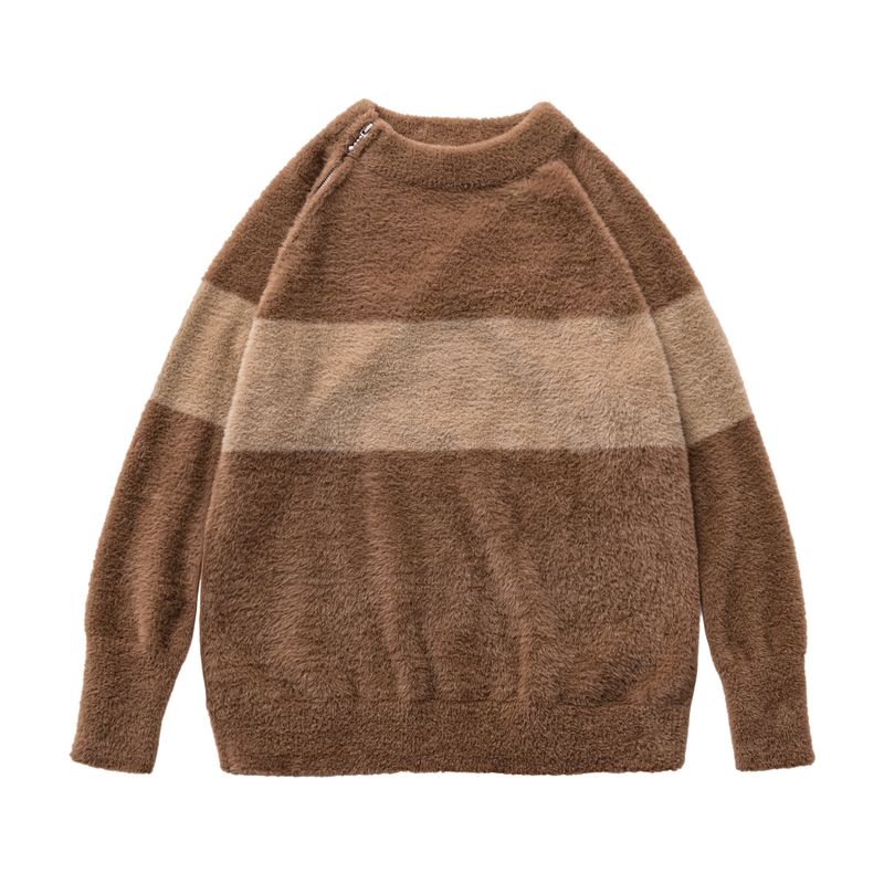 Aliya | Gezellige Geblokte Sweater Voor Koude Dagen