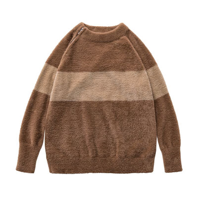 Aliya | Gezellige Geblokte Sweater Voor Koude Dagen