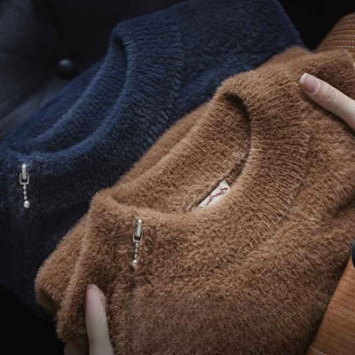 Aliya | Gezellige Geblokte Sweater Voor Koude Dagen