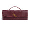 Alodia | Luxe Slangenpatroon Clutch met Gouden Accenten