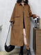 Amanda | Lange Trendy Trenchcoat met Stijlvolle Details