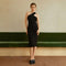 Amanda | Asymmetrische Midi Jurk met Elegante Pasvorm