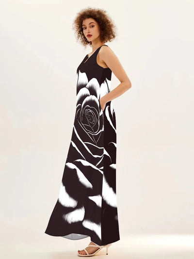 Ana | Stijlvolle Maxi Jurk met Bloemenprint