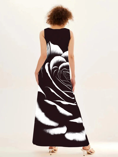 Ana | Stijlvolle Maxi Jurk met Bloemenprint