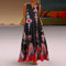 Angela | Bohemian Maxi Jurk met Unieke Print
