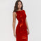 Anne | Elegante Bodycon Midi Jurk voor Dames
