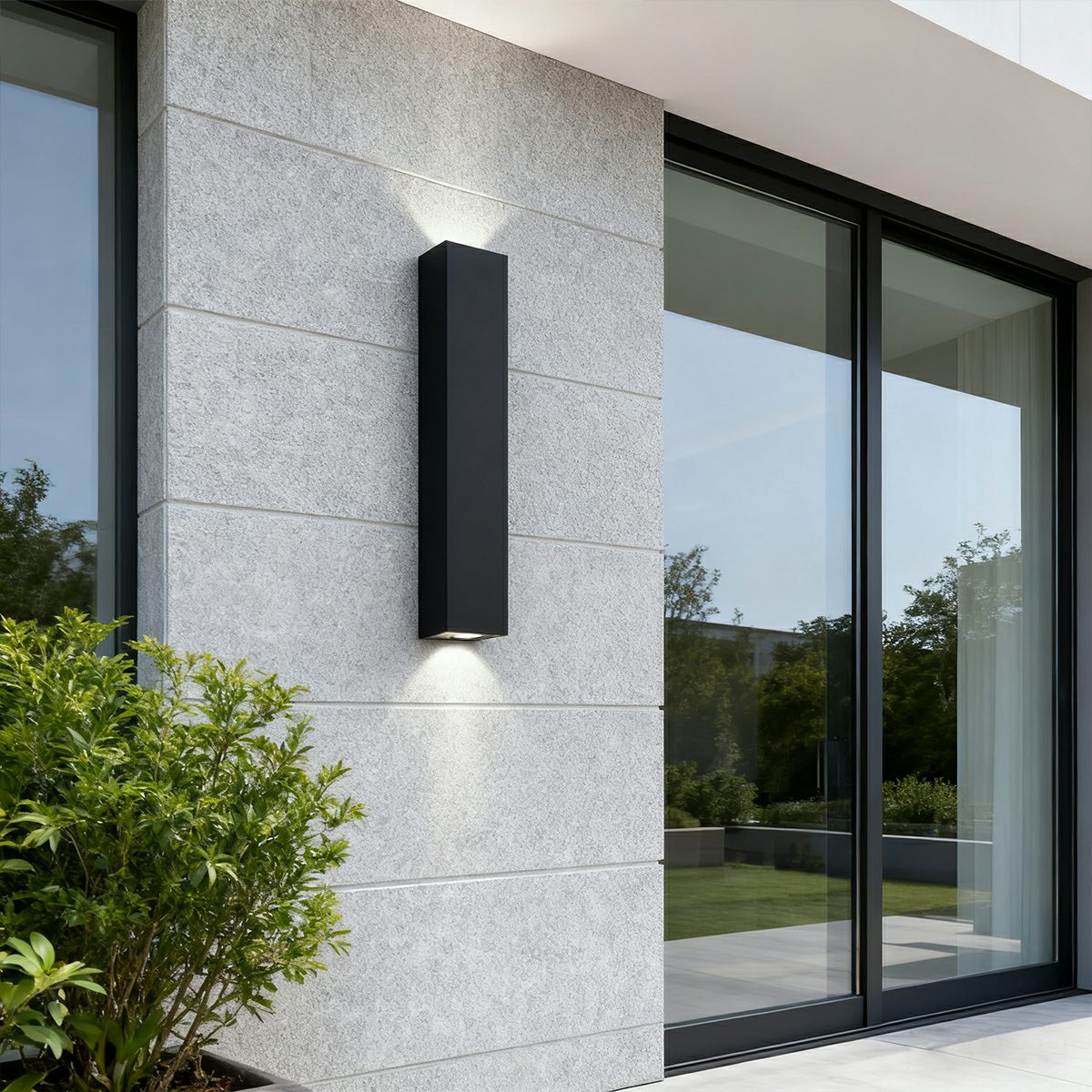Faye - Outdoor LED Wall Light Up Down Warm White IP65